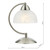 Dar Lighting Dar  SAX4046 Saxby Satin Chrome Curved Arm Desk Lamp 
