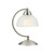 Dar Lighting Dar  SAX4046 Saxby Satin Chrome Curved Arm Desk Lamp 