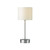 Dar Lighting Dar  SUZ4033 Suzie Satin Chrome Touch Table Lamp 
