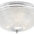 Dar Lighting Dar  ARB5250 Arbor 3 Light Chrome/Glass Flush Ceiling Fitting 