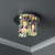 Dar Lighting Dar  INT5350 Inter 3 Light Chrome/Glass Flush Ceiling Fitting 