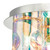 Dar Lighting Dar  INT5350 Inter 3 Light Chrome/Glass Flush Ceiling Fitting 