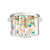 Dar Lighting Dar  INT5350 Inter 3 Light Chrome/Glass Flush Ceiling Fitting 