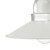 Dar Lighting Dar  LID072 Liden 1 Light Polished Chrome/White Wall Fitting 