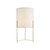 Dar Lighting Dar  MIC4135 Michaela Satin Gold Table Lamp 