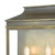 Dar Lighting Dar VAP5045 Vapour Outdoor 2 Light Brass Lantern Wall Fitting 