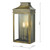 Dar Lighting Dar VAP5245 Vapour Outdoor 1 Light Brass Lantern Wall Fitting 