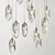 Dar Lighting Dar CRY1250 Crystal LED Cluster 12 Light Pendant 