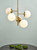 Dar Lighting Dar BOM0535 Bombazine 5 Light Pendant 