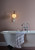 Dar Lighting Dar DEU0739 Deuce Marble Effect Wall Light 