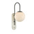 Dar Lighting Dar DEU0739 Deuce Marble Effect Wall Light 