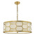 Dar Lighting Dar EPS0412 Epstein Gold 4 Light Pendant 