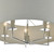 Dar Lighting Dar JAM0539 Jamelia 5 Light Chrome Pendant 
