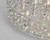 Dar Lighting Dar KOT6450 Kotaro 6 Light Chrome Crystal Flush 