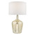 Dar Lighting Dar LOL4232 Lolek Silver Glass Table Lamp 