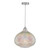Dar Lighting Dar ROI0155 Roisin Polished Chrome Glass Pendant 