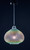 Dar Lighting Dar ROI0155 Roisin Polished Chrome Glass Pendant 