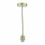 Dar Lighting Dar SP63 1 Light Satin Brass Suspension 