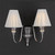 David Hunt Lighting David Hunt DOR0967 Doreen 2 light Wall Fitting 