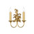 David Hunt Lighting David Hunt SC22 Ormolu 2 Light Gold Wall Bracket 