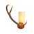 David Hunt Lighting David Hunt ANT0729L Antler 1 Light Left Wall Bracket 
