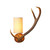 David Hunt Lighting David Hunt ANT0729R Antler 1 Light Right Wall Bracket 