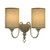 David Hunt Lighting David Hunt FLE0933 Flemish 2 Light Cream Wall Bracket 