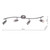 Dar Lighting Dar  GEM8446 Gemini 4 Light Satin Chrome Ceiling Spotlight 