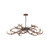David Hunt Lighting David Hunt STA2329 Stag Antler 10 Light Ceiling Pendant Light 