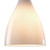 Dar Lighting Dar TON862 Tone 1 Light White Glass Ceiling Pendant 