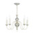 David Hunt Lighting David Hunt FLE0512 Flemish 5 Light Grey/Gold Pendant 