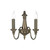 David Hunt Lighting David Hunt BAI0963 Bailey 2 Light Rich Bronze Wall Light 