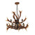 David Hunt Lighting David Hunt ANT1329 Antler 9 Light Rustic Tiered Pendant 