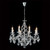 Diyas Lighting Diyas IL30318 Torino 8 Light Polished Chrome Chandelier 