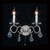 Diyas Lighting Diyas IL30312 Torino 2 Light Polished Chrome Wall Bracket 