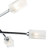 Dar Lighting Dar  MOR6450 Morgan 6 Light Polished Chrome Semi-Flush 