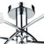 Dar Lighting Dar  MOR6450 Morgan 6 Light Polished Chrome Semi-Flush 
