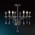 Diyas Lighting Diyas IL30364 Fiore 4 Light Black Chrome Ceiling Pendant 