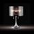 Diyas Lighting Diyas IL30462 Trace 3 Light Polished Chrome Table Lamp 