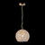 Diyas Lighting Diyas IL30751 Ava 4 Light French Gold/Crystal Pendant Light 