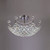 Diyas Lighting Diyas IL30033 Cesto 6 Light Chrome/Crystal Ceiling Light 