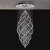 Diyas Lighting Diyas IL30784 Colorado 9 Light Chrome/Crystal Ceiling Pendant 