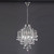 Diyas Lighting Diyas IL30771 Inina 4 Light Chrome/Crystal Ceiling Pendant 