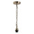 Diyas Lighting Diyas IL60016 Kudo 1 Light Antique Brass Suspension Kit 