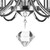 Dar Lighting Dar  MED0850 Medusa 8 Light Polished Chrome Pendant 