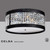 Diyas Lighting Diyas IL31031 Celsa 4 Light Black Faux Leather Ceiling Fitting 