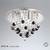 Diyas Lighting Diyas IL30008BL Atla Four Light Black Ceiling Fitting 