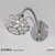 Diyas Lighting Diyas IL30931 Cara One Light Satin Nickel Wall Lamp 