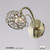 Diyas Lighting Diyas IL30941 Cara One Light Antique Brass Wall Lamp 