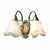 Dar Lighting Dar  DOU0975 Doublet 2 Light Antique Brass  Wall Bracket 